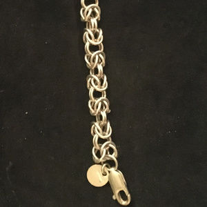 NEW~Sterling Silver Byzantine Bracelet